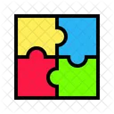 Team Puzzle Swot Icon