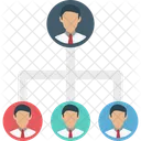 Team Company Team Hierarchy Icon