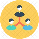 Team Hierarchy Collaboration Icon