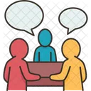 Team Meeting Discussion Icon