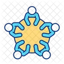Collaboration Cooperation Teamwork Icon