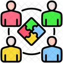 Team Building Teamwork Match Icon