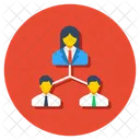 Team Collaboration Team Leader Leadership Icon
