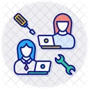 Team Collaboration Cooperation Partnership Icon