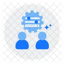 Team Collaboration Prompt Tuning Ai Team Effort Icon