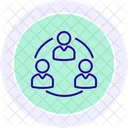 Team Collaboration Icon Collaboration Teamwork Icon