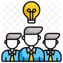 Team Creativity Innovation Work Icon