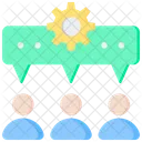 Team discussion  Icon