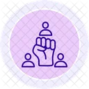 Team Empowerment Expert Line Icon Icon