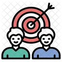 Team Goal Team Group Icono