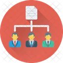 Team Hierarchy Network Icon