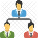 Team Hierarchy Employees Icon
