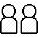 Team Zwei Spieler Koop Symbol