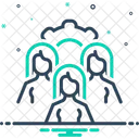 Team Group Cluster Icon