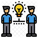 Brainstorming Partner Innovation Symbol