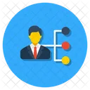 Team Leader Leadership Employees Icon