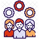 Teamfuhrung Team Teamarbeit Symbol