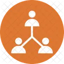 Team Management Businessmen People Connection Icon