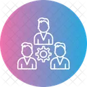 Team Management Collaboration Cooperation Icon