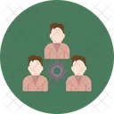 Team Management Collaboration Cooperation Icon