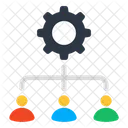 Team Management Team Setting Team Development Icon