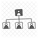 Black Monochrome Team Member Illustration Illustration Team Member Team Symbol