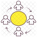 Team Network Community Company Structure Icon