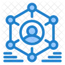 Team Network Group Network User Network Icon