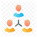 Team Network Team Connection Group Connection Icon