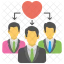 Team Relationship Worker Icon