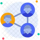 Team Sharing  Icon