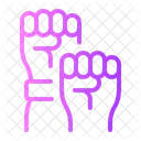 Team Spirit Fist Motivation Icon