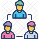 Team Work Together Relationship Icon