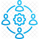 Team Work Cooperation Icon