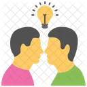 Collaboration Combined Idea Icon