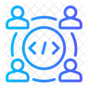 Team Work Programmer Group Icon