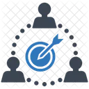 Teamziel SEO SEO Symbole Symbol