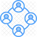 Zusammenarbeit  Symbol
