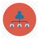 Netzwerk Verbindung Team Icon