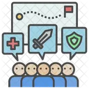Teamkommunikation  Symbol