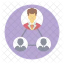 Business Team Network Teamwork Social Network Icon