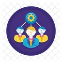 Teamwork Manage Team Manage Groupbusiness Person Icon