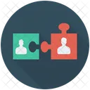 Teamwork Solution Jigsaw Icon