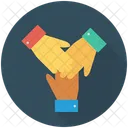 Teamwork Group Hand Icon
