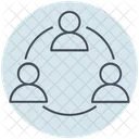 Business Teamwork Connection Icon