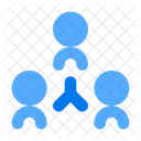 Connection Network Team Icon