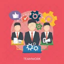 Teamwork Marketing Concept Icon