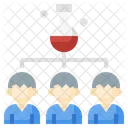 Teamwork Science Research Science Experiment Icon