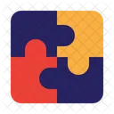 Teamwork Business Jigsaw Icon