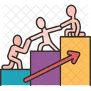 Teamwork Step Team Icon